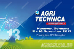 Agritechnika 2013 kiállítóként ott leszünk!