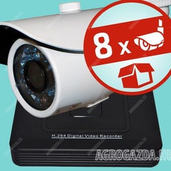 Hyundai 8 kamerás komplett megfigyelő rendszer_Komplett megfigyelő rendszer_Megfigyelőrendszer, biztonságtechnika