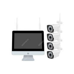 HIGHVISION – MS WIFI KIT 4X3MP (repeaterrel)_Komplett megfigyelő rendszer_Megfigyelőrendszer, biztonságtechnika